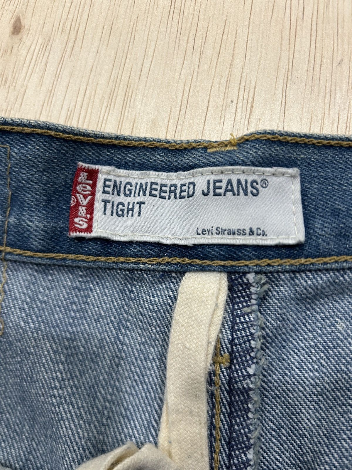 Levi's y2k Levis Engineered ‘TeenAge Riot’ Ads Poem Size US 28 / EU 44 - 7 Thumbnail