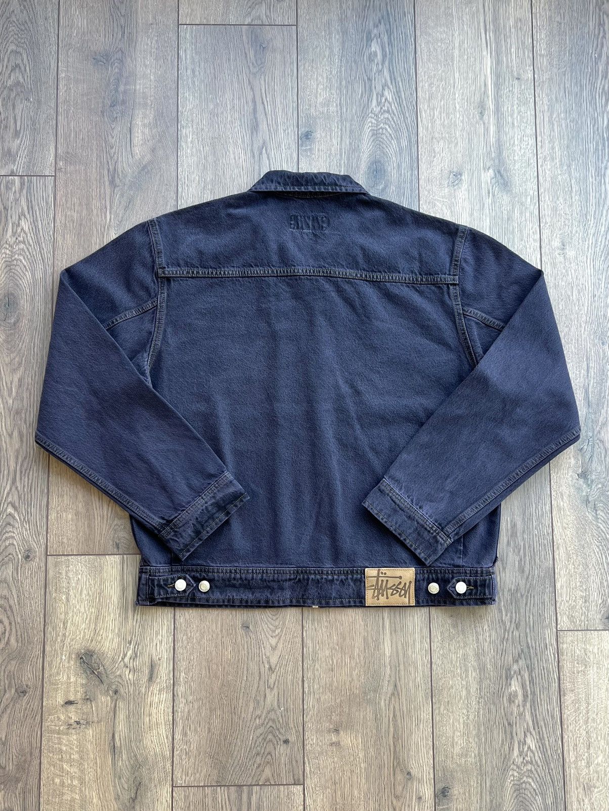 Stussy Stussy Denim Zip Up Work Jacket “Nightshade” Medium Size US M / EU 48-50 / 2 - 2 Thumbnail