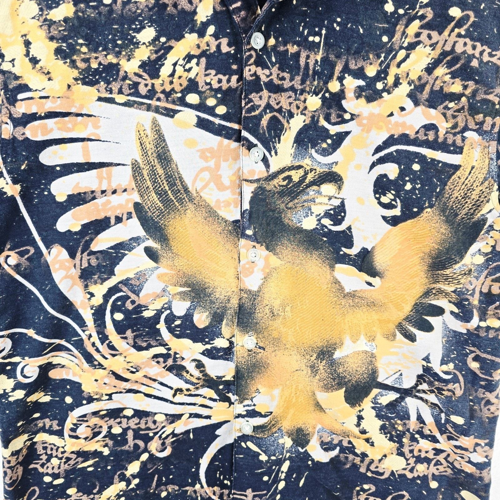 Other Vintage Utility Hawaiian Shirt Medium Abstract Eagle Y2K Size US M / EU 48-50 / 2 - 3 Thumbnail