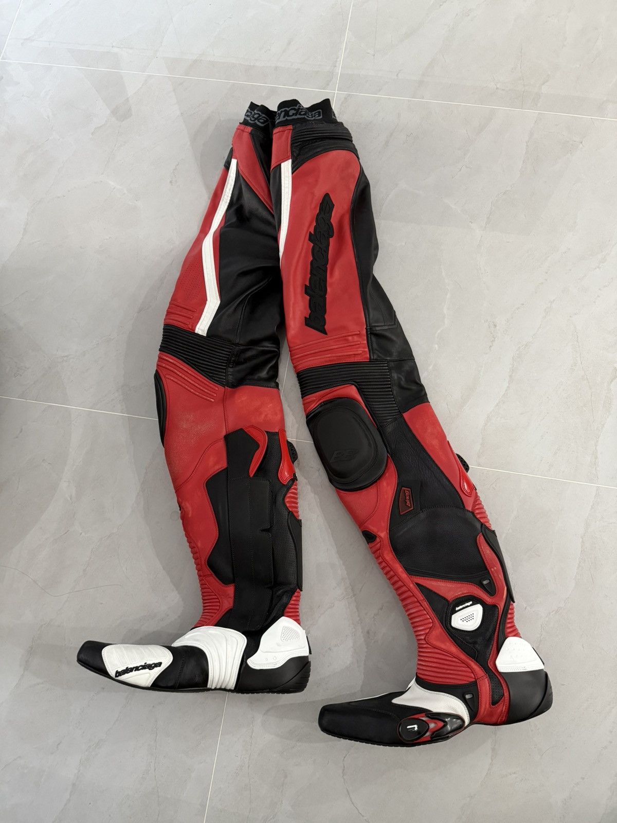 Balenciaga Balenciaga Full Leather Pants Motorcycle Boots Sz.43 Size US 10 / EU 43 - 8 Thumbnail