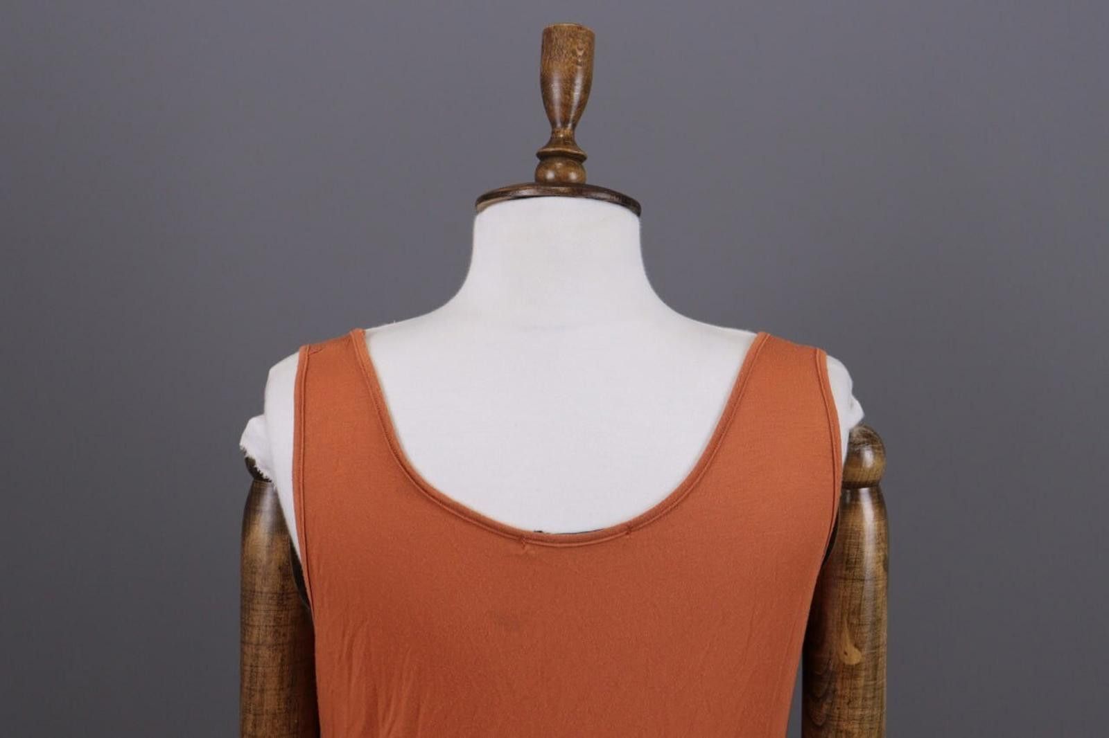 Designer Gudrun Sjoden Orange Bodycon Tunic Blouson Dress Size M Size M / US 6-8 / IT 42-44 - 8 Thumbnail