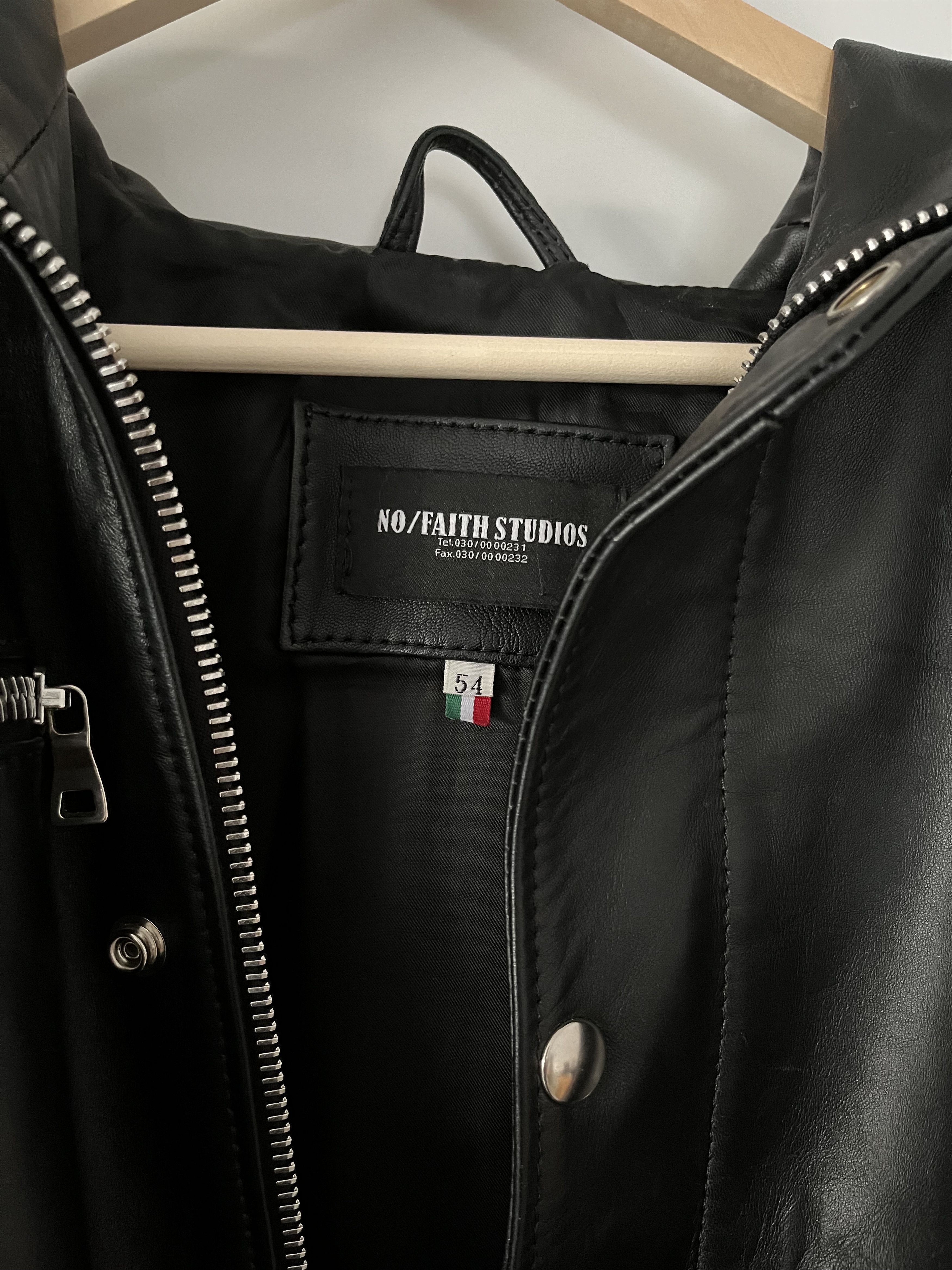 No Faith Studios No Faith Studios Aprons Leather Hood Jacket Size US L / EU 52-54 / 3 - 2 Thumbnail