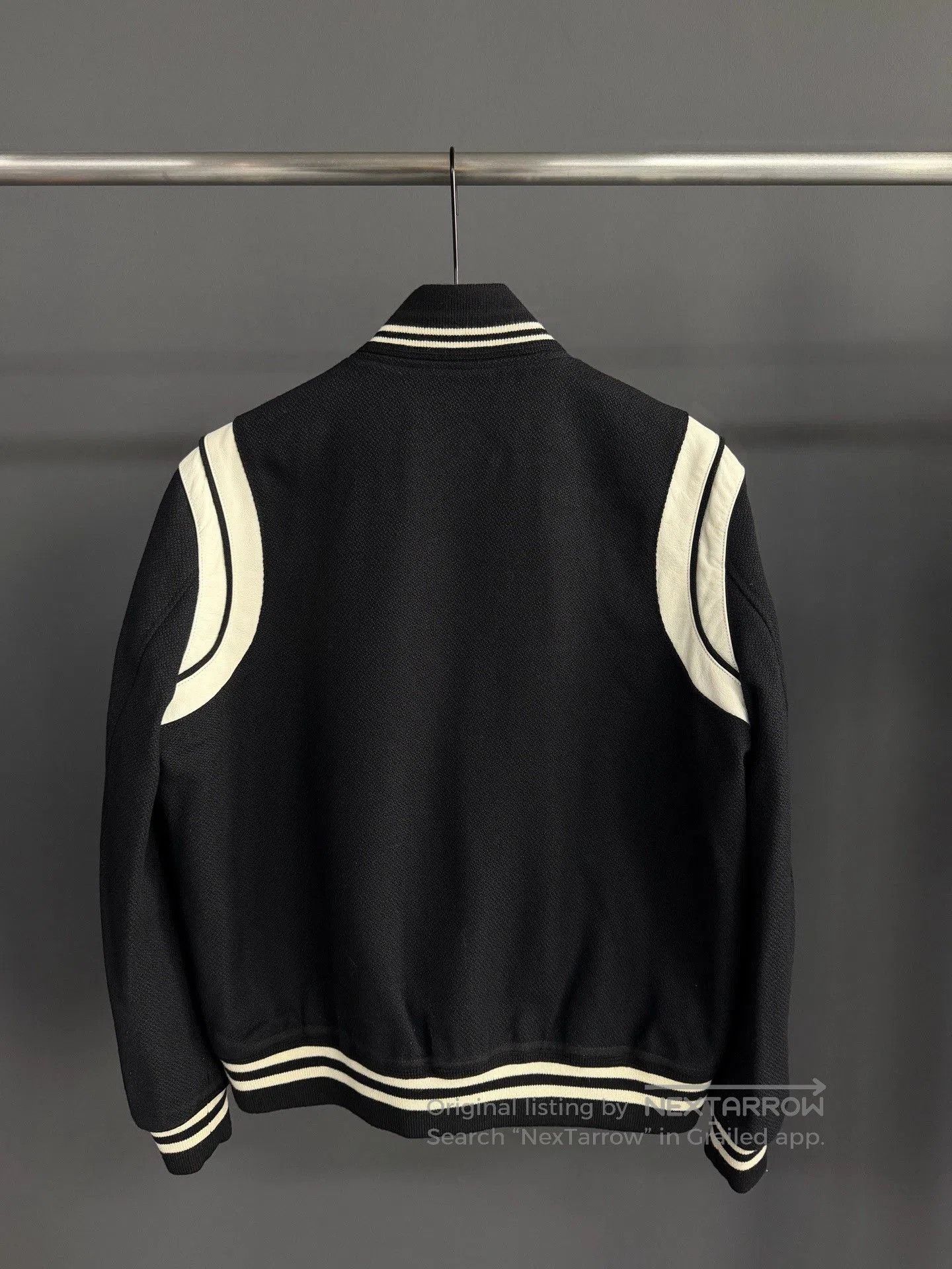 Saint Laurent Paris Saint Laurent Black White Varsity Jacket. Size US L / EU 52-54 / 3 - 2 Thumbnail