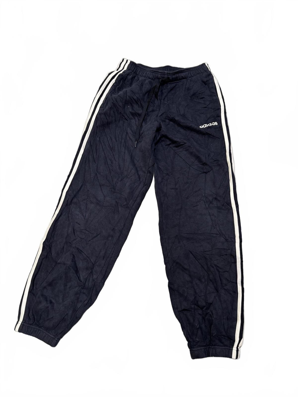 Adidas Adidas Men's Navy Casual Track Pants with White Stripes Size US 30 / EU 46 - 2 Thumbnail