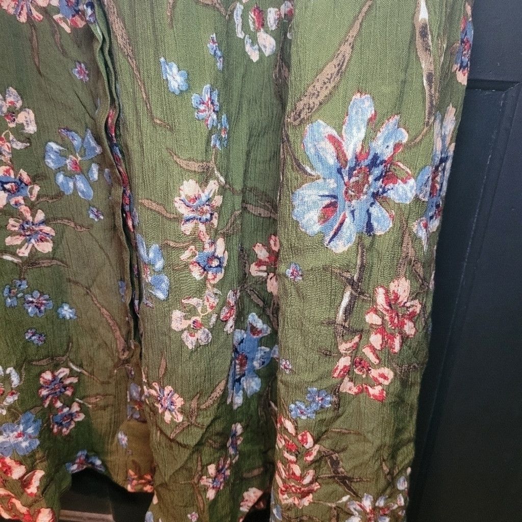 Common Projects Woman Within,maxi dress.green green floral, nwot, Size 14 Size XL / US 12-14 / IT 48-50 - 6 Thumbnail
