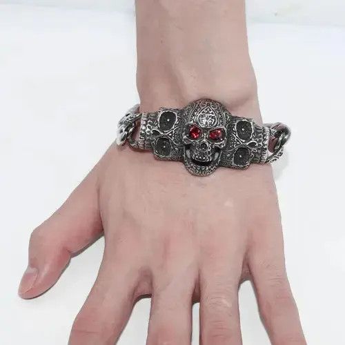 Jewelry Red Eye Shiny Bracelet Size ONE SIZE - 1 Thumbnail