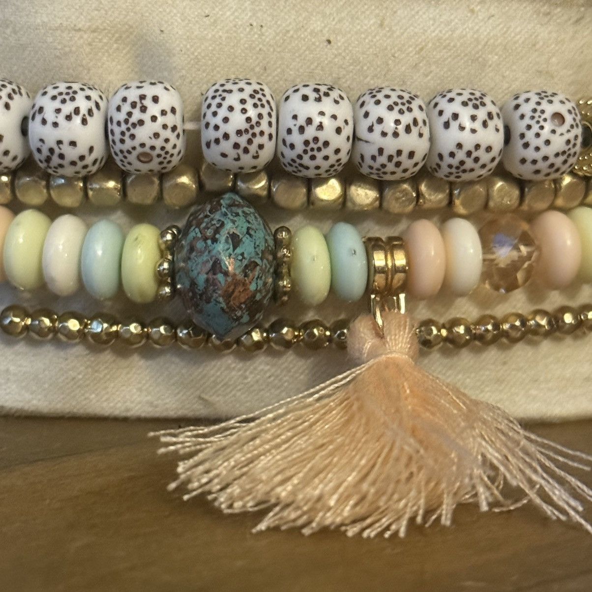 Other Boho mixed bead stretch bracelets Size ONE SIZE - 2 Thumbnail