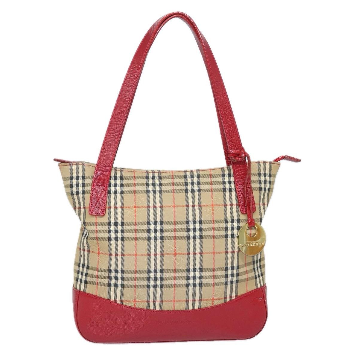 Burberry Burberry Nova Check Tote Canvas and Leather Size ONE SIZE - 1 Thumbnail