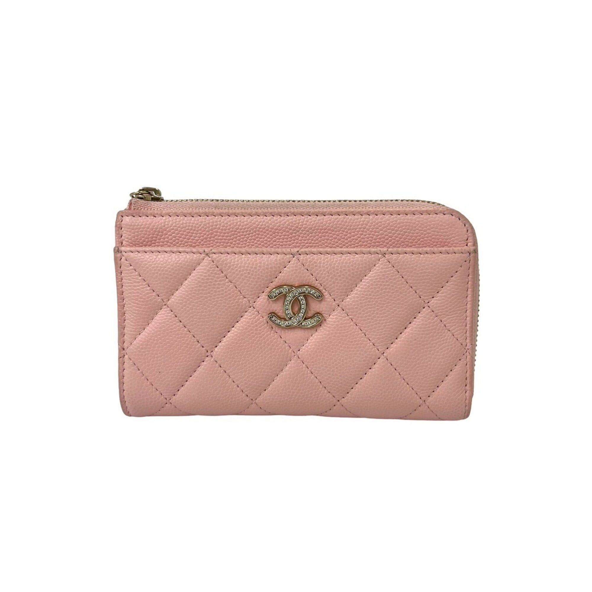 Chanel CHANEL Fragment Case, Matelassé, Coco Mark, Caviar Leather, Wallet/Coin Pass Pink, 35375 Size ONE SIZE - 1 Thumbnail