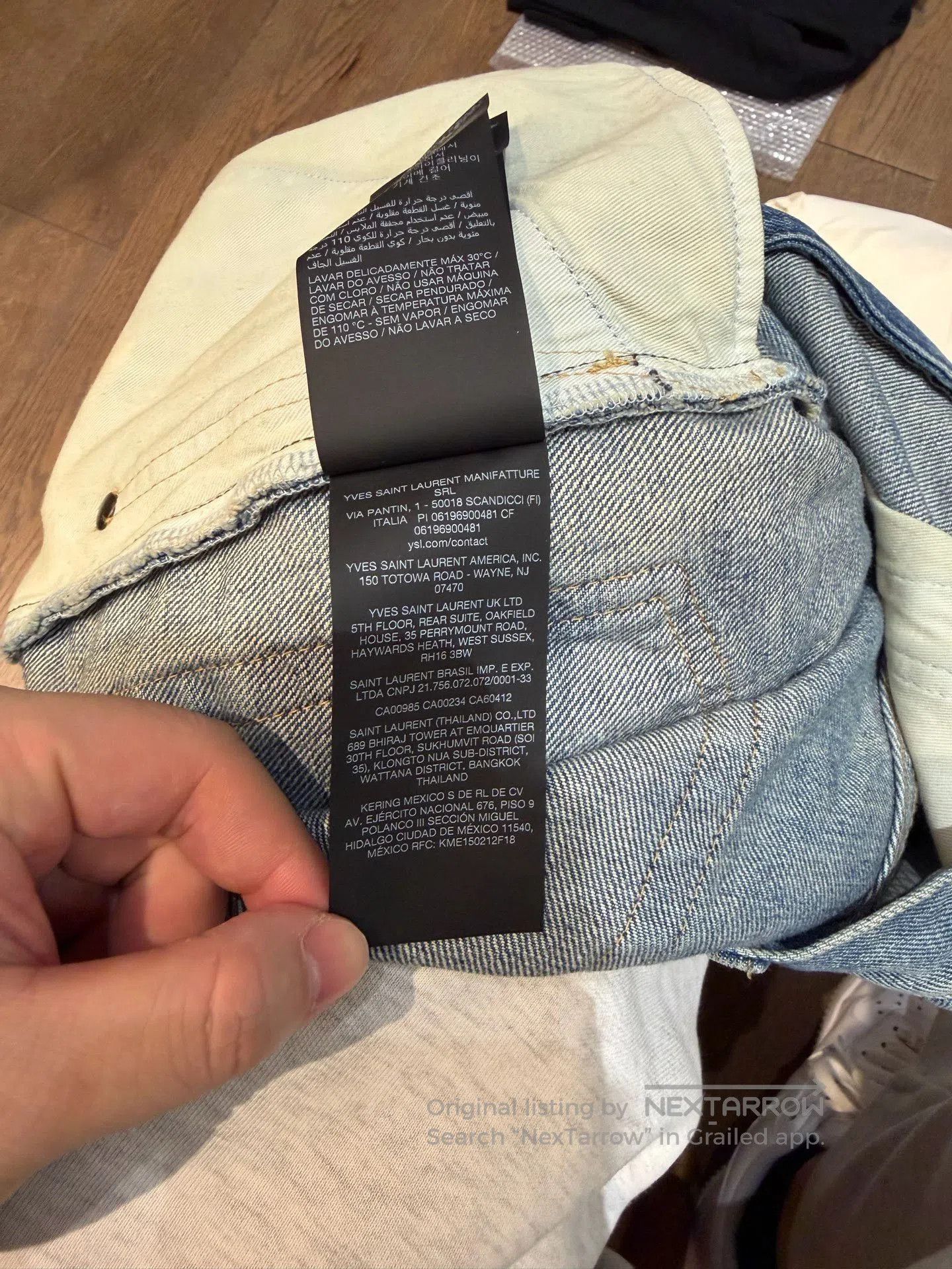 Saint Laurent Paris Saint Laurent 70s Style Blue Jeans. Size 26" / US 2 / IT 38 - 8 Thumbnail