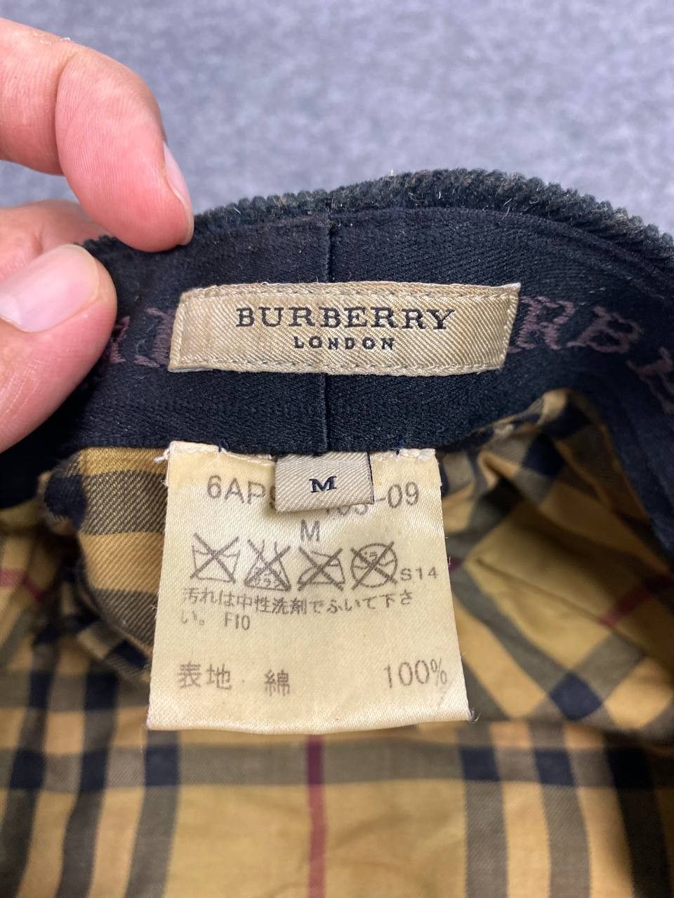 Burberry burberry london corduroy baretta hat nova checkered lining Size ONE SIZE - 8 Thumbnail