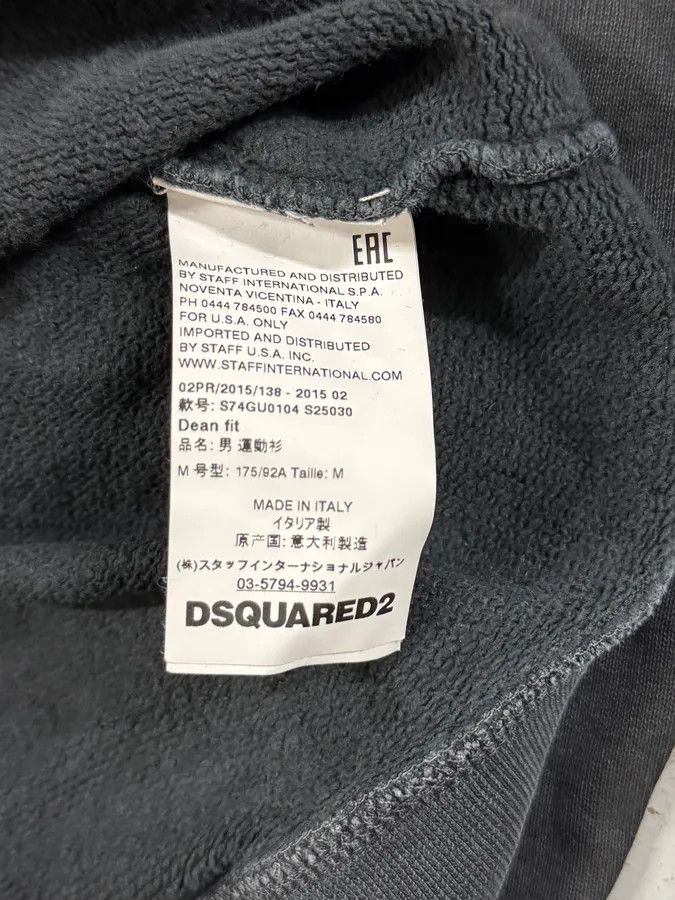 Dsquared2 AW2015 Dsquared2 Black Gun Moto Crewneck Sweater Size US S / EU 44-46 / 1 - 8 Thumbnail