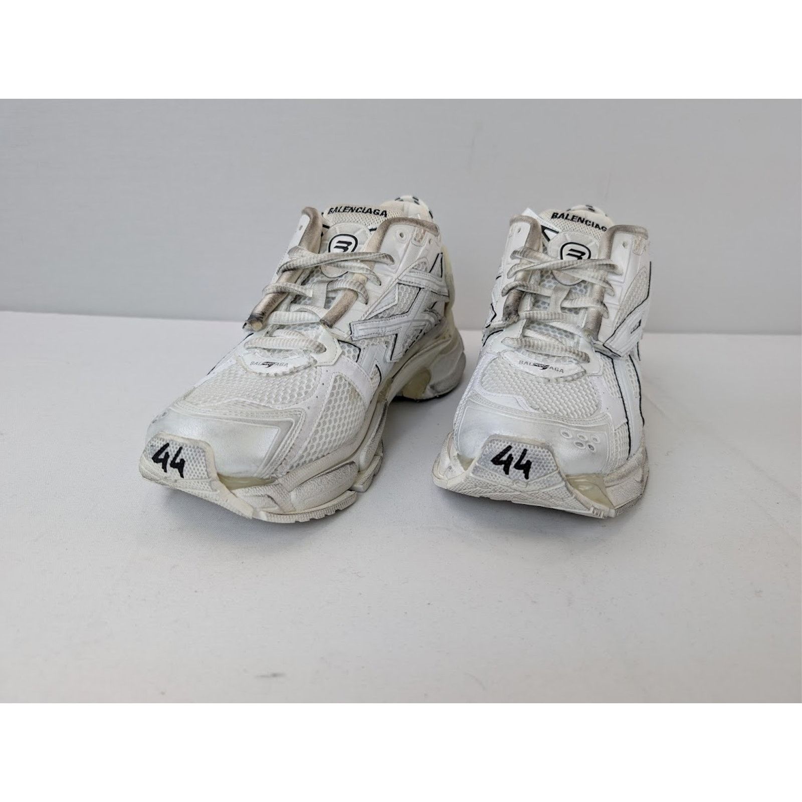 Balenciaga o1rshd1 Q:2 / Monocolor Runners in White Size US 12 / EU 45 - 8 Thumbnail