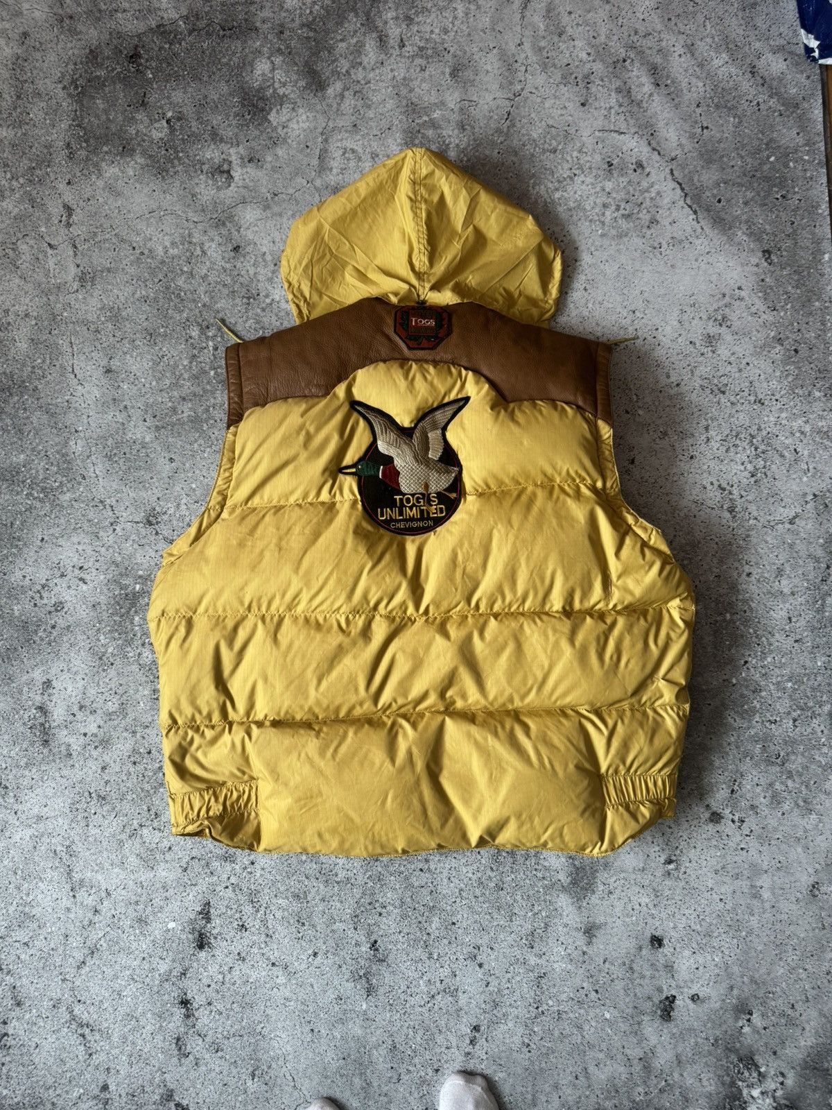 Tod's Tod’s Unlimited Down Vest Vintage Real Leather Outdoor 90s Size US XL / EU 56 / 4 - 12 Thumbnail
