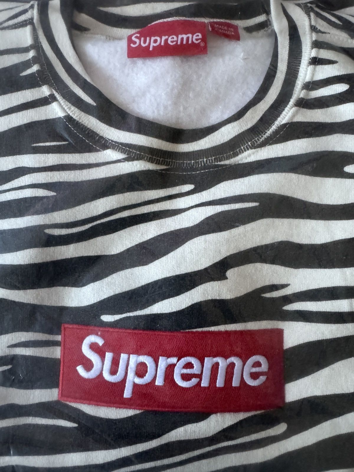 Supreme Supreme Zebra Box Logo Size US M / EU 48-50 / 2 - 4 Thumbnail