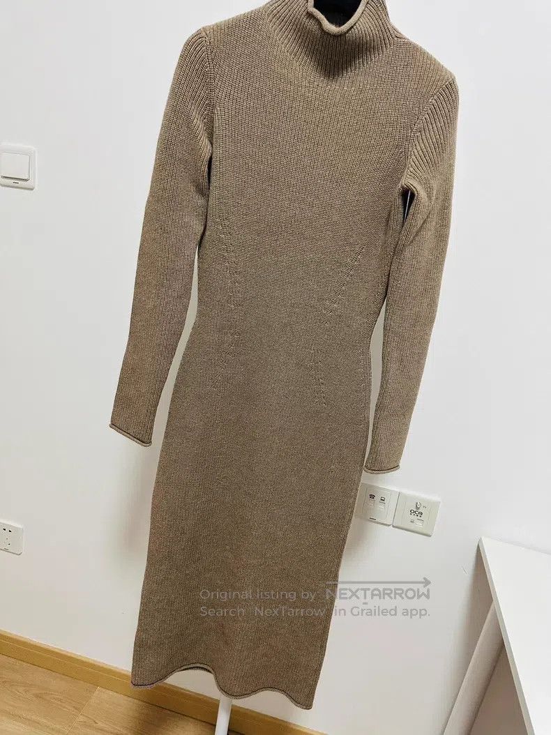 Hermes Hermes High-Neck Knitted Dress Size XS / US 0-2 / IT 36-38 - 1 Thumbnail