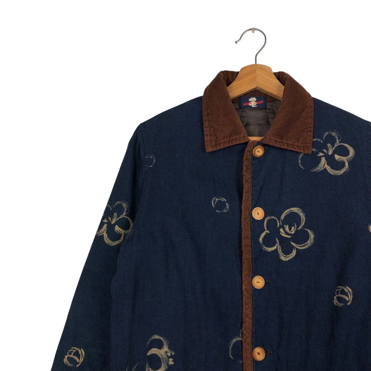 45rpm 📌Vintage Indigo Denim Button Chore Jacket Japan Made Size US M / EU 48-50 / 2 - 8 Thumbnail