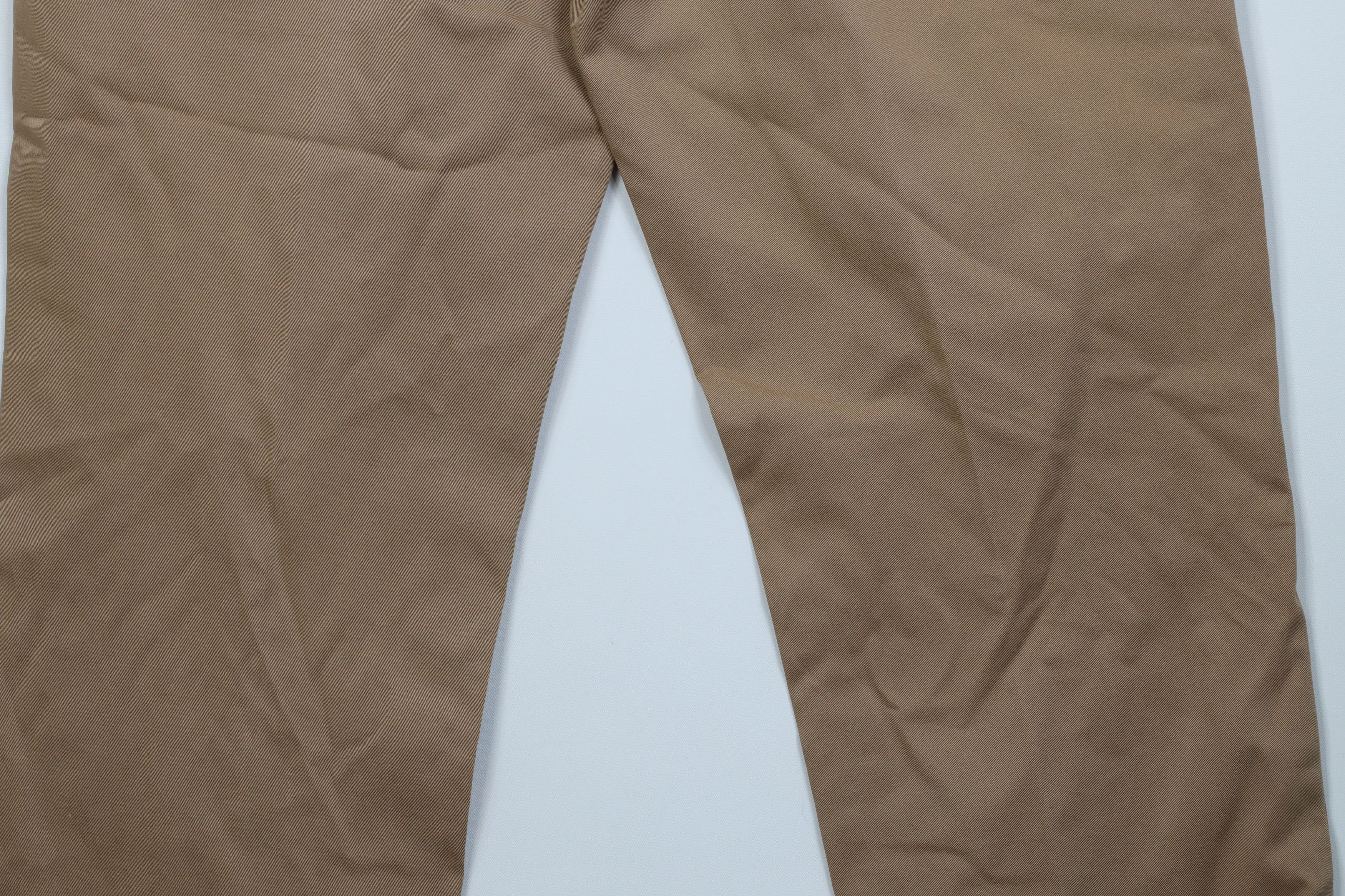Ralph Lauren Vintage 90s Ralph Lauren Preston Chino Pants Brown Cotton Size US 36 / EU 52 - 13 Thumbnail