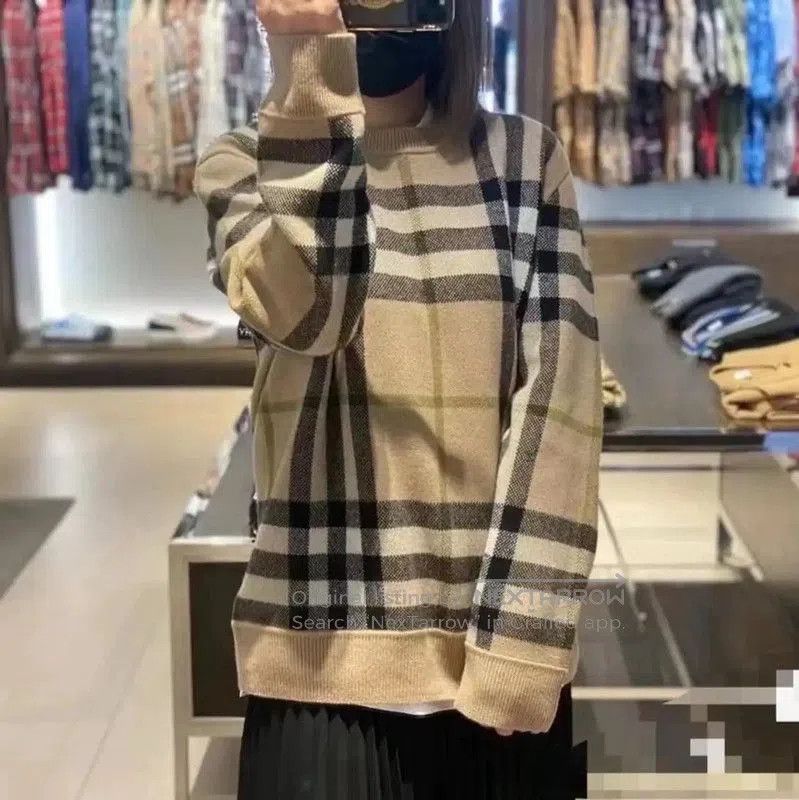 Burberry Burberry Winter Khaki Cashmere Sweater. Size L / US 10 / IT 46 - 5 Thumbnail