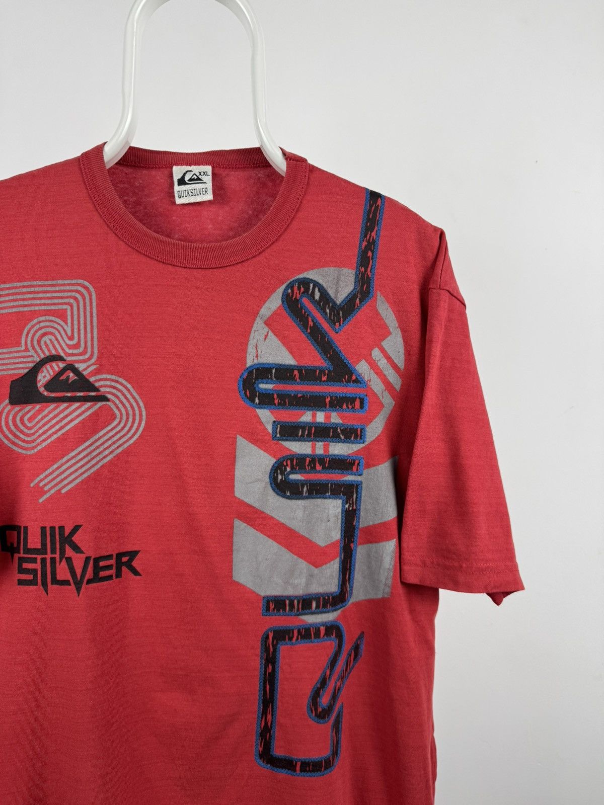 Quiksilver Vintage Quiksilver Big Logo Surf Printed Tee Shirt Size US XXL / EU 58 / 5 - 3 Thumbnail