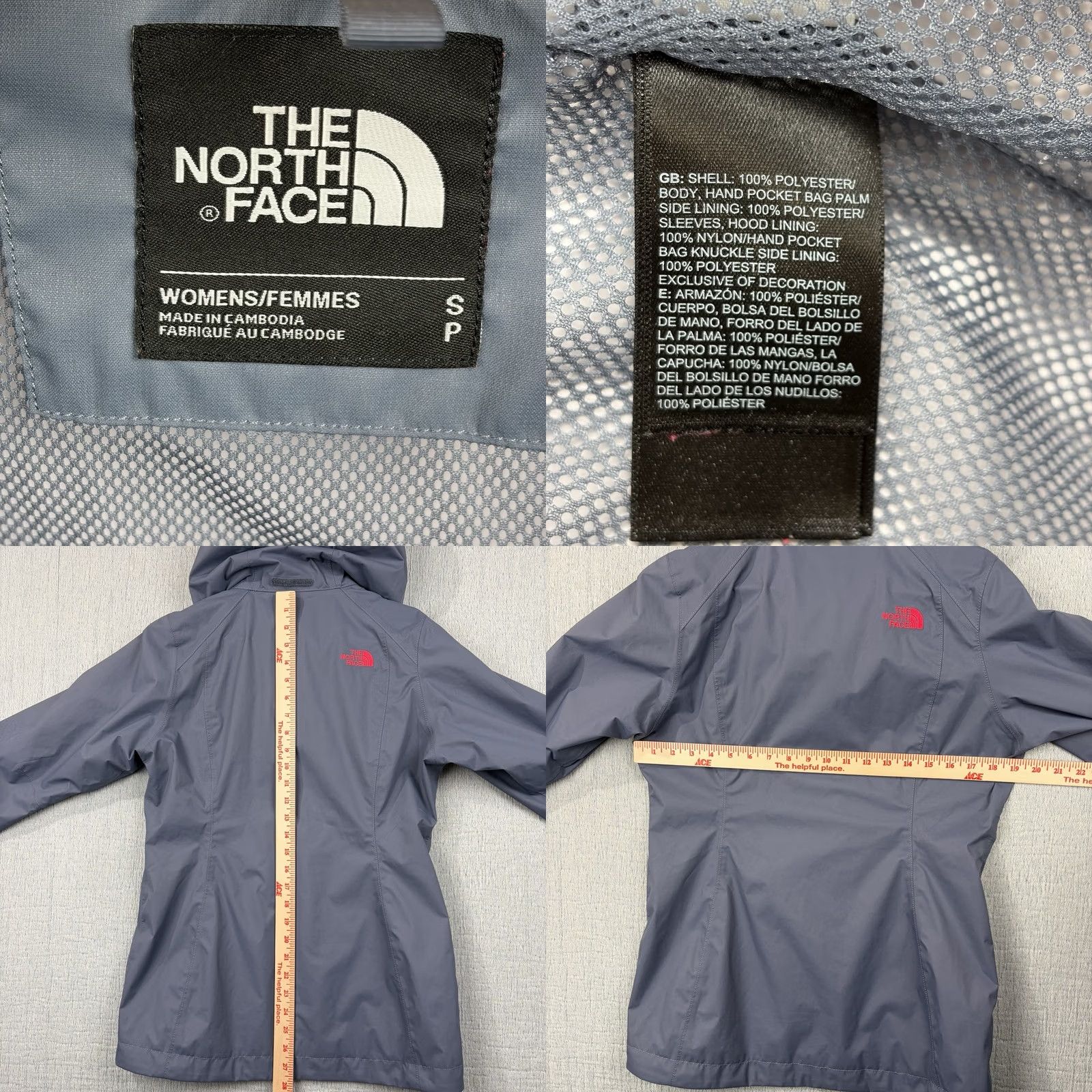 The North Face The North Face Women’s Dry Vent 3-in-1 Jacket Hoodie Gray Pink Ski Snowboarding Womens S Size S / US 4 / IT 40 - 8 Thumbnail