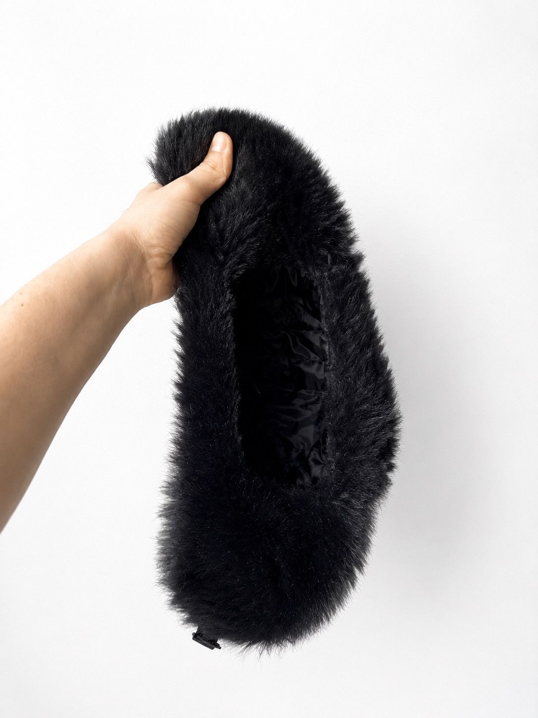 Andrew Mackenzie Mackenzie Vintage Black Faux Fur Ushanka Trapper Hat Size ONE SIZE - 4 Thumbnail