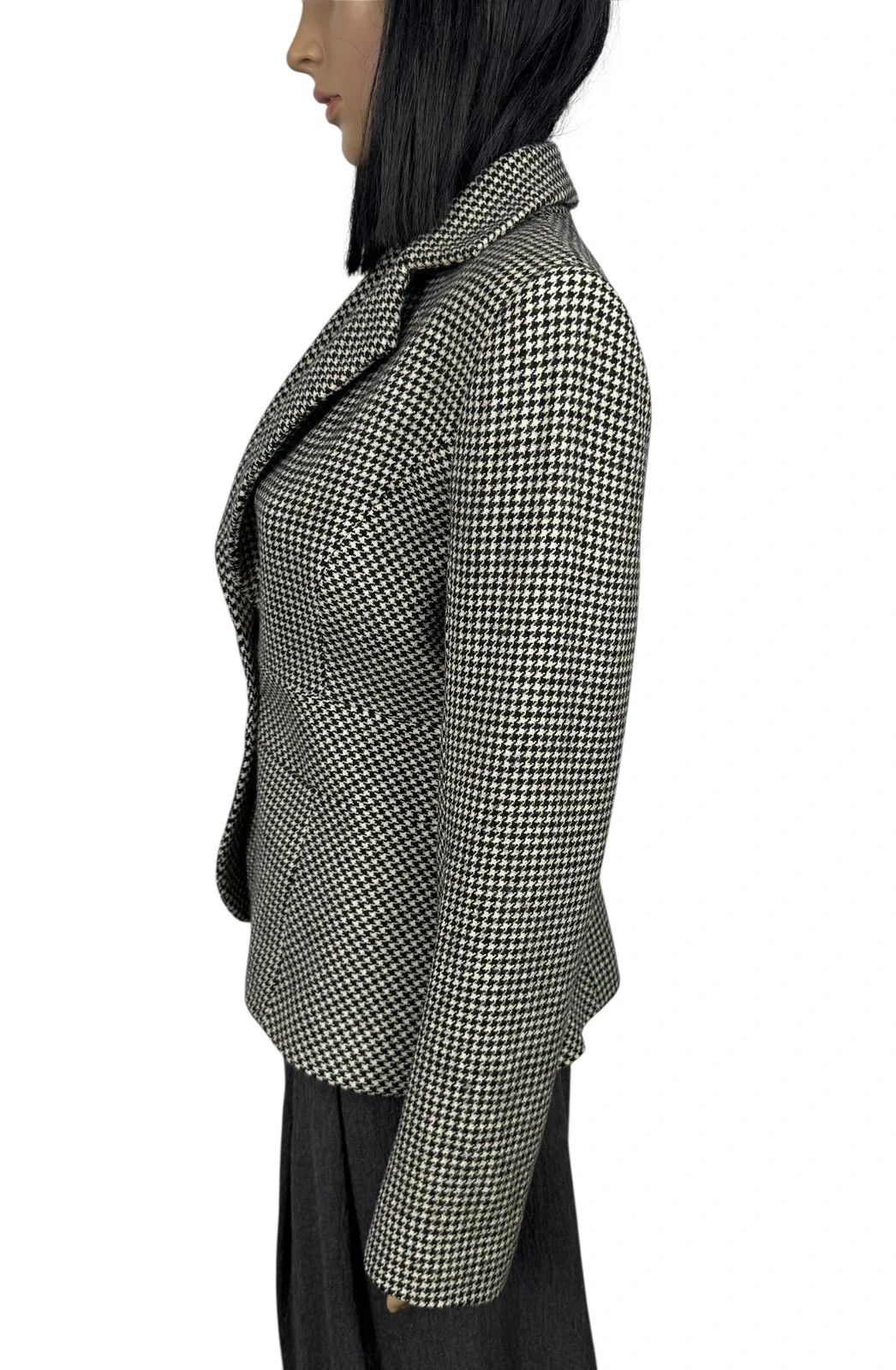 Valentino Valentino Roma Wool Blazer Houndstooth size 46 Size L / US 10 / IT 46 - 5 Thumbnail