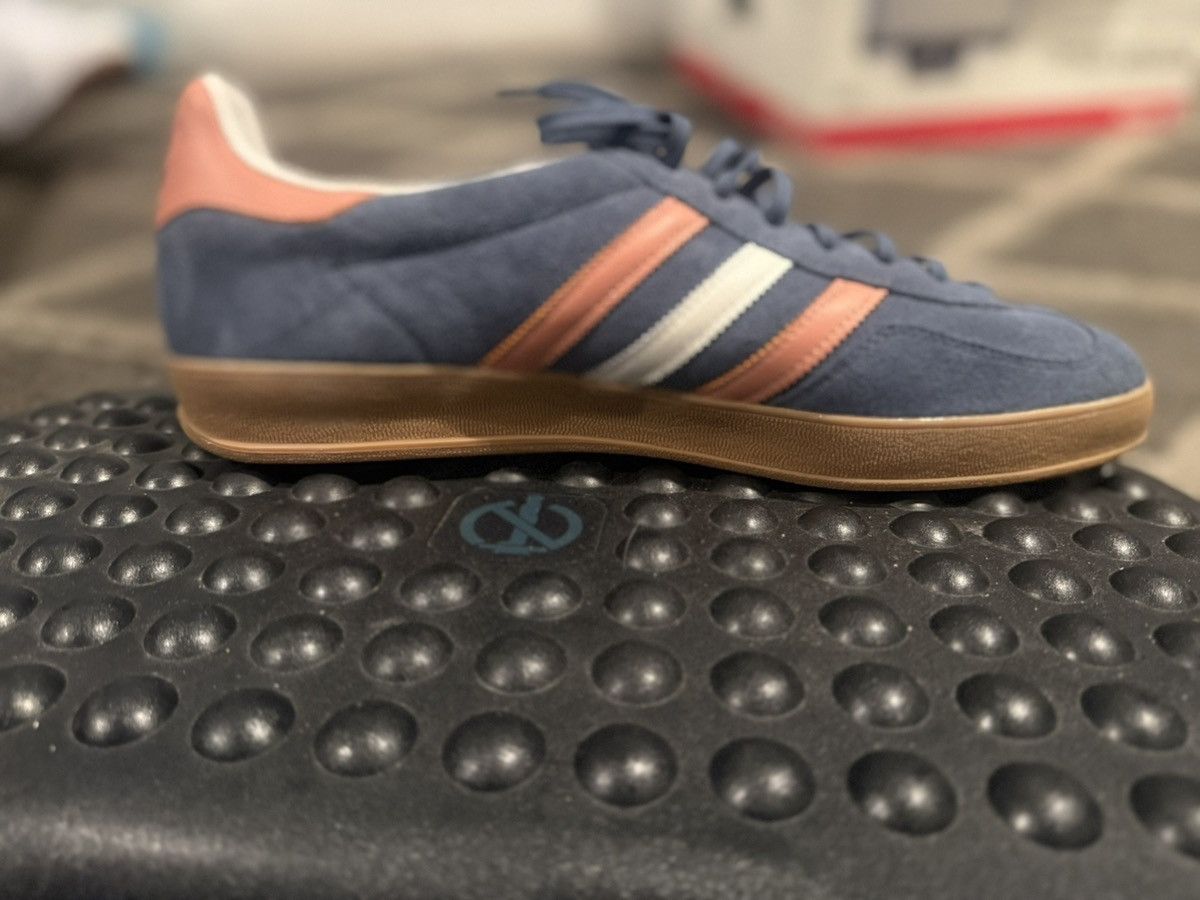 Adidas adidas Gazelle Indoor Blue Pink Gum Suede Men’US13NEW NoBox Size US 13 / EU 46 - 7 Thumbnail