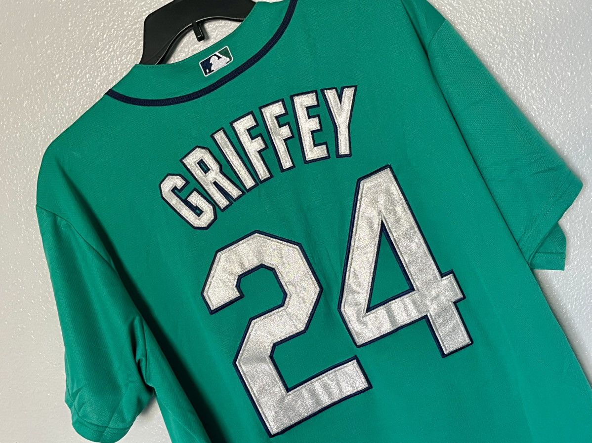 Majestic KEN GRIFFEY Jr. MAJESTIC SEATTLE MARINERS Authentic JERSEY Size US XXL / EU 58 / 5 - 10 Thumbnail