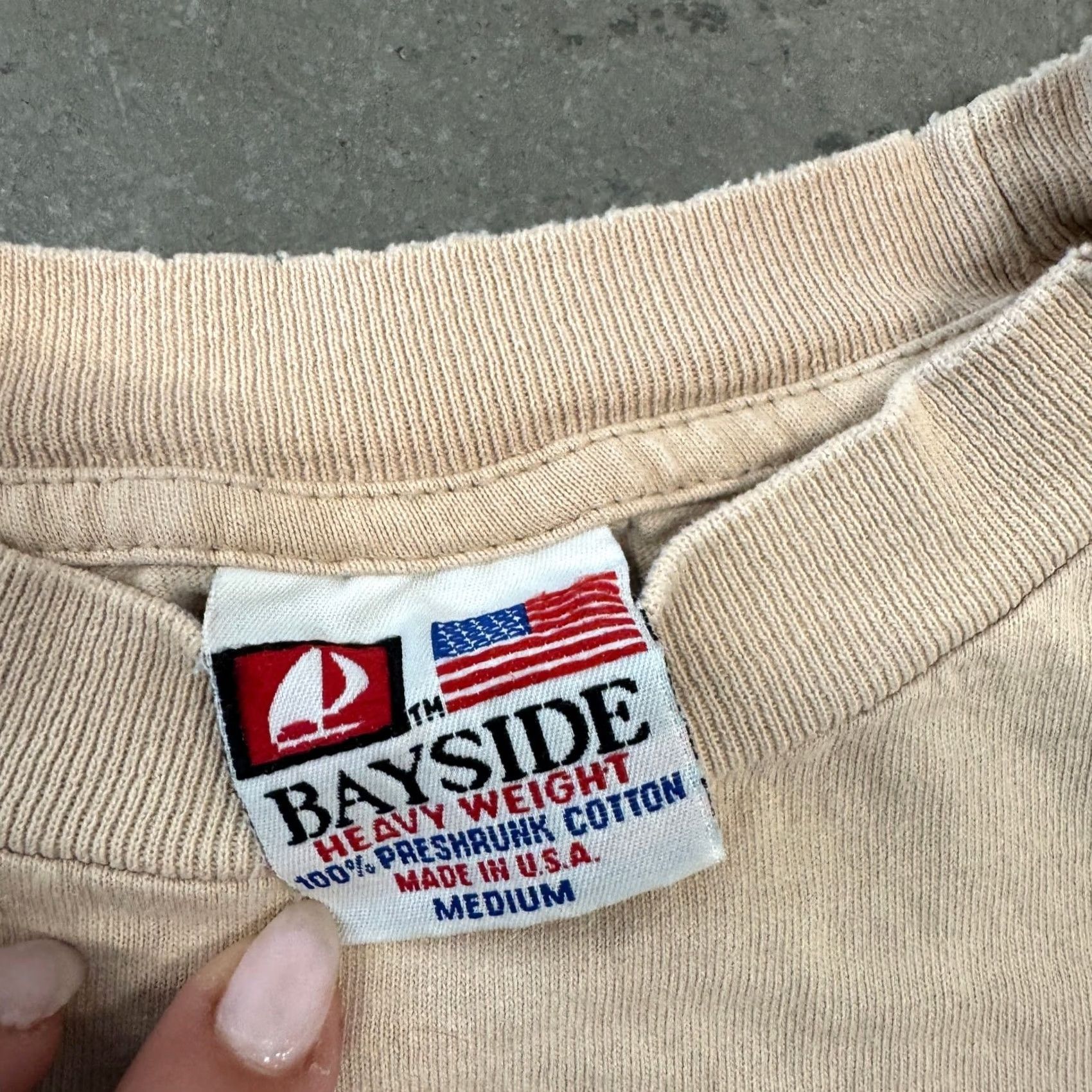 Vintage VINTAGE Y2K Made In USA Don't Tread On Me Patriotic Beige Graphic Tee Medium Shirt Mens M Size US M / EU 48-50 / 2 - 3 Thumbnail