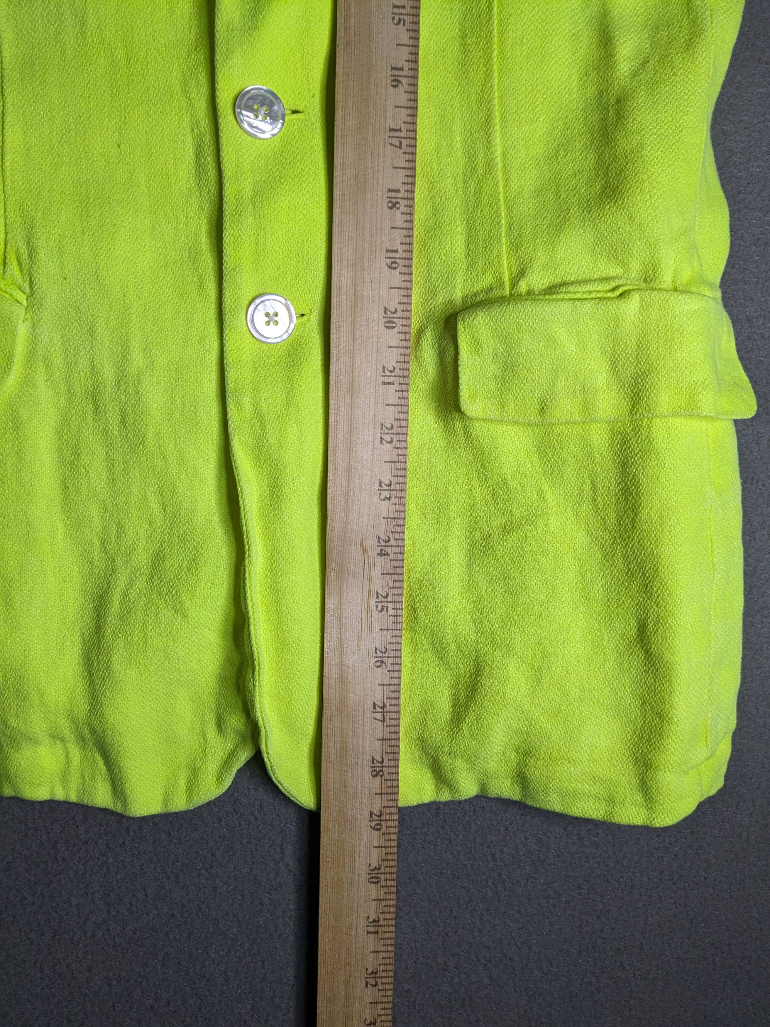 Polo Ralph Lauren Polo Ralph Lauren Linen Blazer Jacket Size 8 Chartreuse Size M / US 6-8 / IT 42-44 - 13 Thumbnail