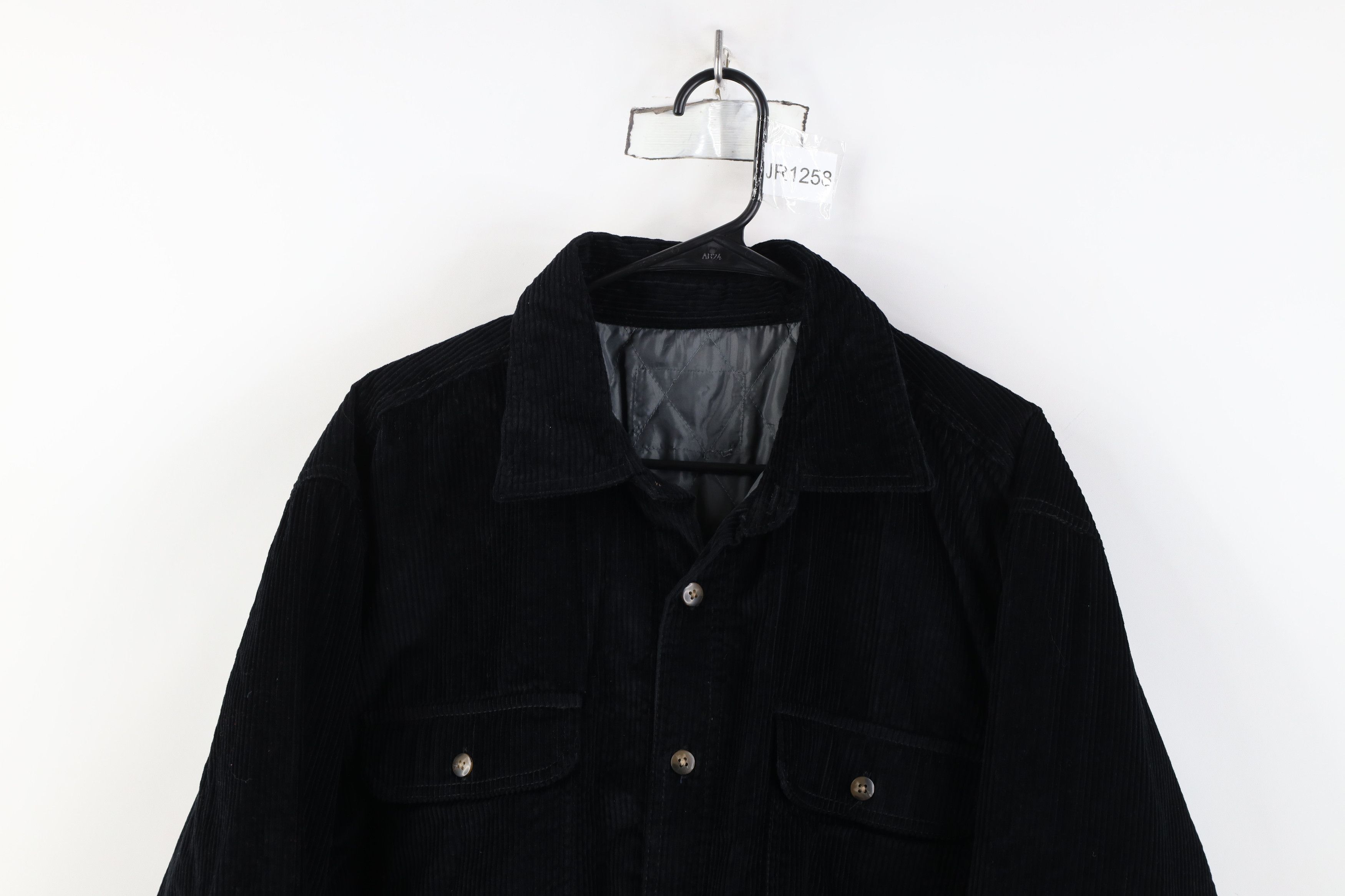 Vintage Vintage 90s Y2K Streetwear Button Shirt Jacket Black Size US L / EU 52-54 / 3 - 2 Thumbnail