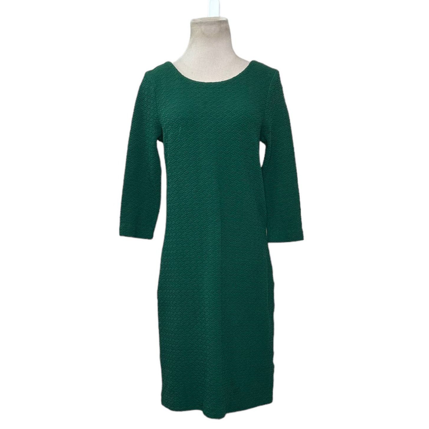 Ganni Ganni green textured 3/4 sleeves mini sheath dress size XS Size XS / US 0-2 / IT 36-38 - 6 Thumbnail