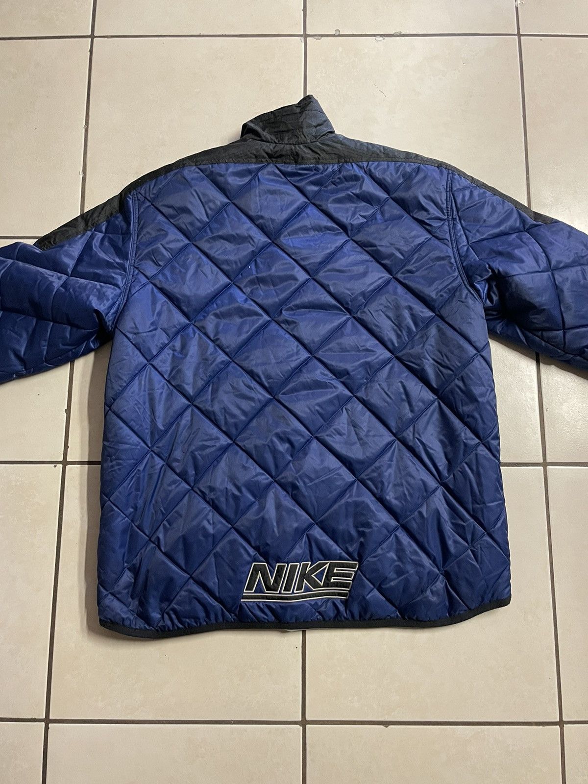 Nike Vintage 90s Nike Quilted Puffer Jacket Size US XL / EU 56 / 4 - 2 Thumbnail