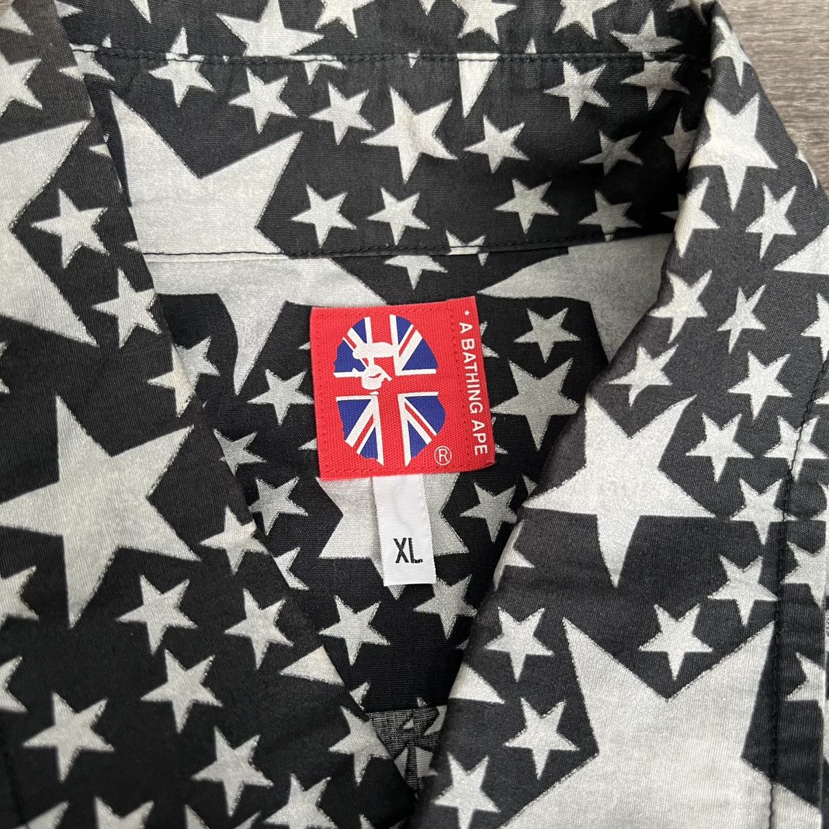Bape Rare OG A Bathing Ape Bape Sta All Over Logo Button Up Shirt Size US XL / EU 56 / 4 - 8 Thumbnail