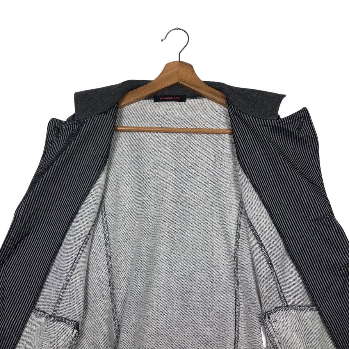 Hysteric Glamour 📌Cropped Biker Jacket Double Collar Algonquins Rich Grey Size US M / EU 48-50 / 2 - 15 Thumbnail