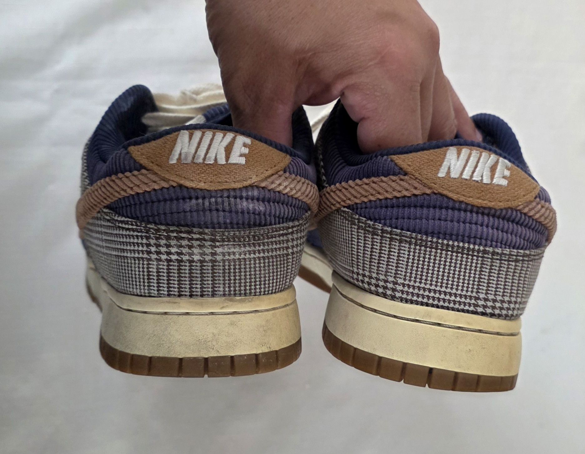 Nike Nike Dunk Low PRM Tweed Midnight Corduroy FQ8746-410 Men 9.5 Size US 9.5 / EU 42-43 - 8 Thumbnail