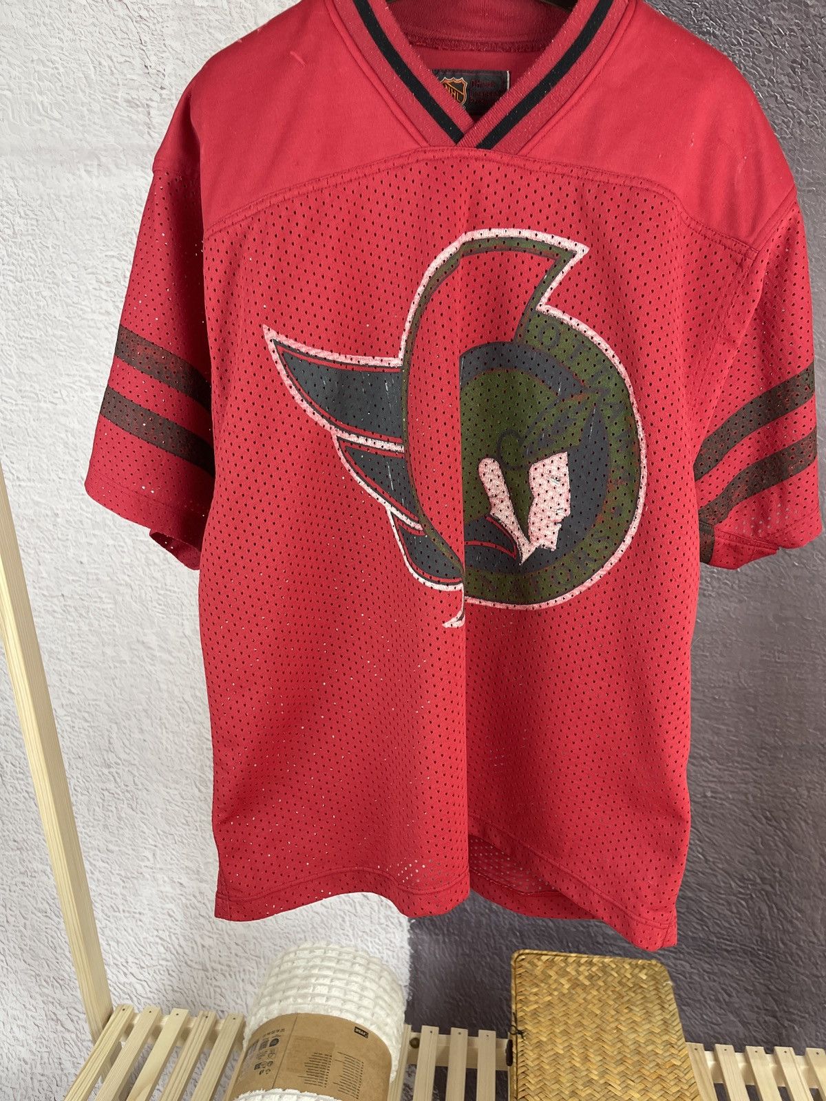 NHL Campri NHL Ottawa Senators vintage 1991 #22 jersey shirt Size US L / EU 52-54 / 3 - 3 Thumbnail