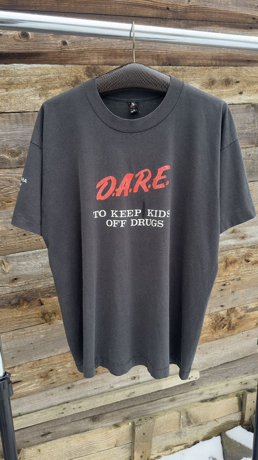 D.A.R.E Vintage 90s D.A.R.E. Tee Single Stitch Waukesha Sheriff Size US XL / EU 56 / 4 - 2 Thumbnail
