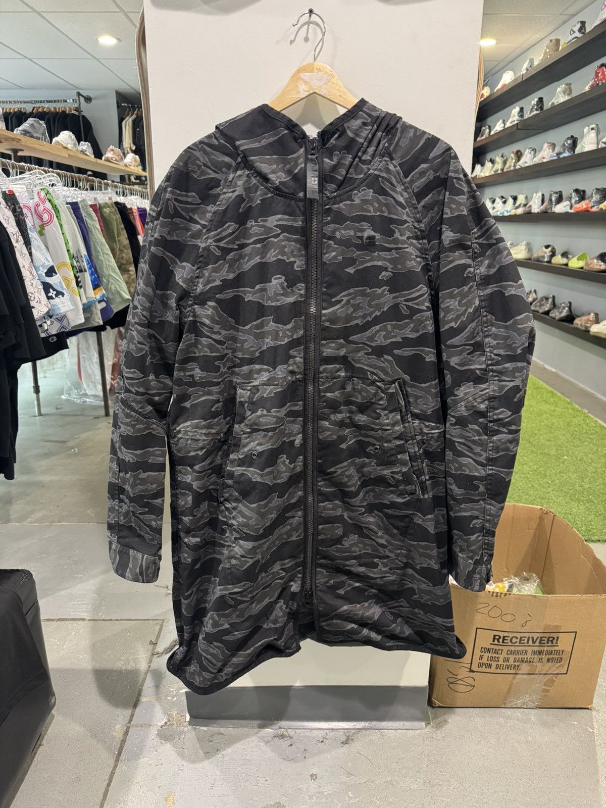 G-Star G Star Raw Camo Parka Jacket Size US XL / EU 56 / 4 - 1 Thumbnail
