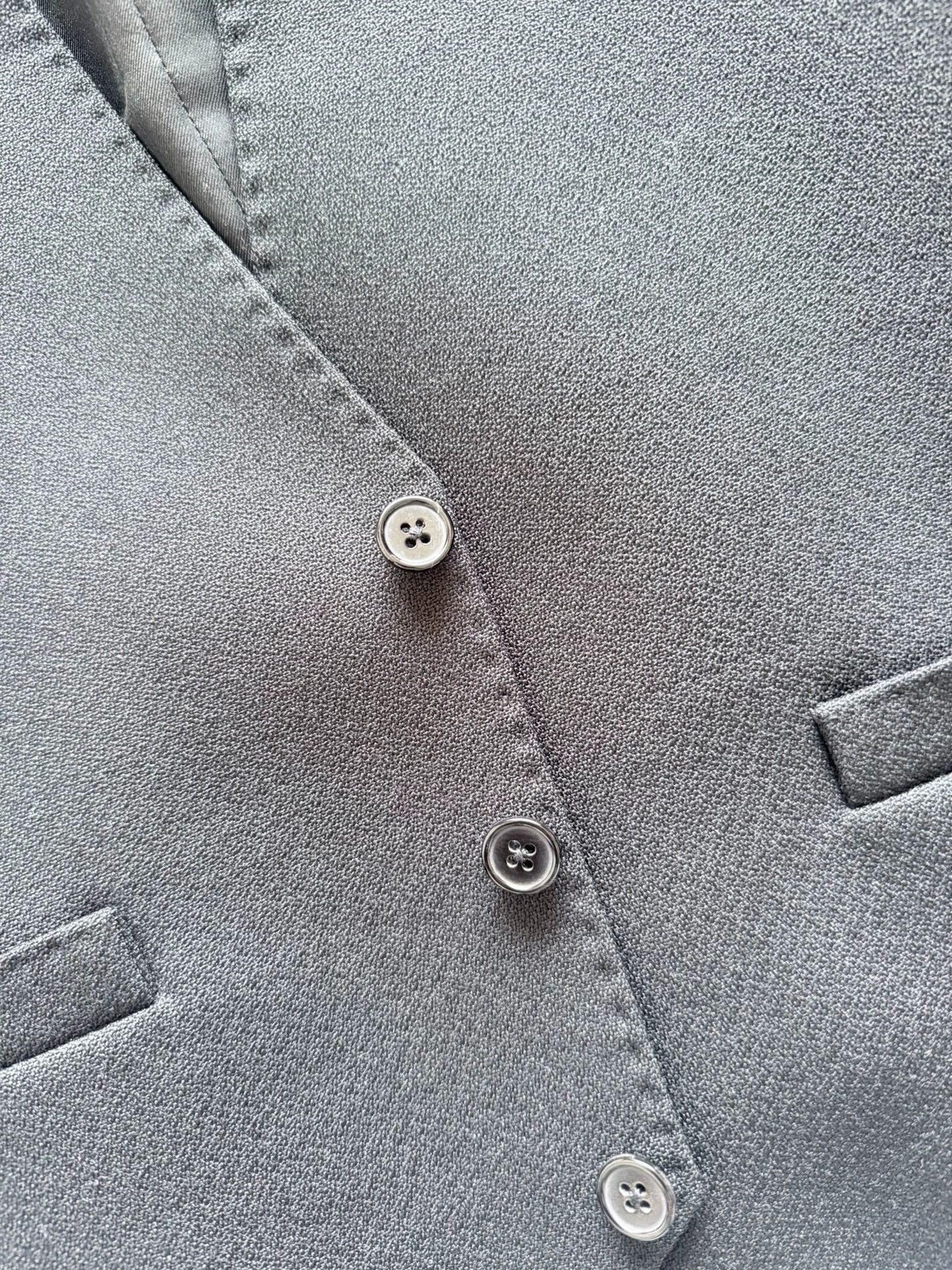 Saint Laurent Paris Saint Laurent Paris 16fw 3-button vest 46 10/10 Size 46S - 3 Thumbnail