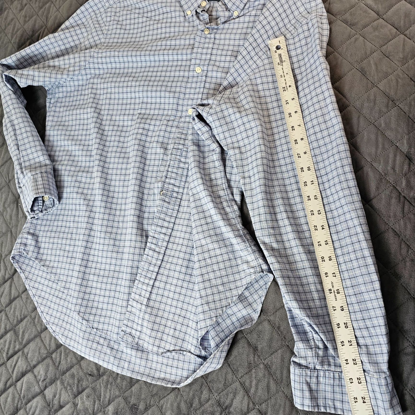 Ralph Lauren Ralph Lauren Blue Label Men’s 2XL Blue Check Long Sleeve Button Down Shirt Pony Shirt Size US XXL / EU 58 / 5 - 6 Thumbnail