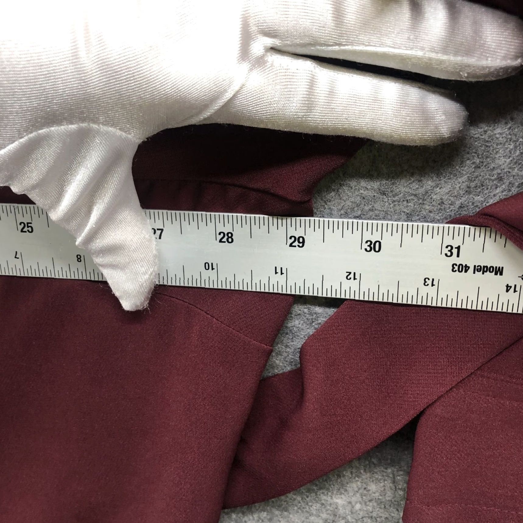 Vintage VINTAGE Lane Bryant Relaxed Shirt Jacket Shacket Womens Plus Size 26 Wine 4X Tie Waist Size 4XL / US 24-26 - 7 Thumbnail