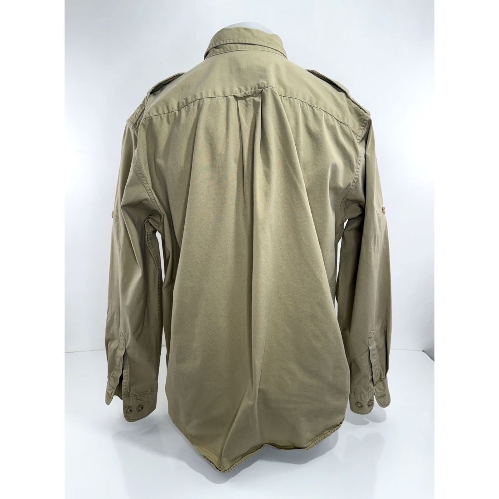 Vintage WILLIS & GEIGER - Classic SAFARI Epaulets Ranch Field Hunting Mens L Shirt Size US L / EU 52-54 / 3 - 3 Thumbnail