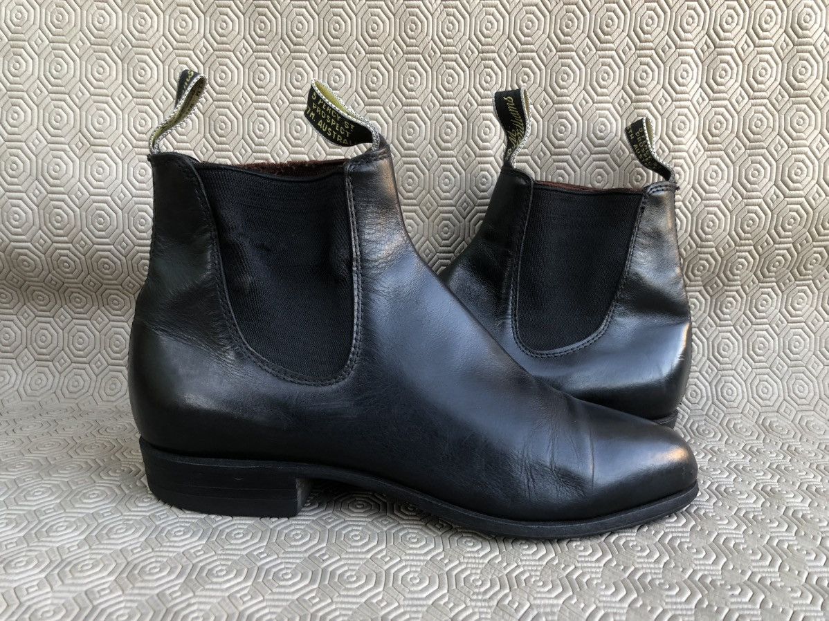 R.M. Williams R.M William’s Black Calfskin Leather Women’s Boot Size 6 G Size US 8.5 / IT 38.5 - 5 Thumbnail