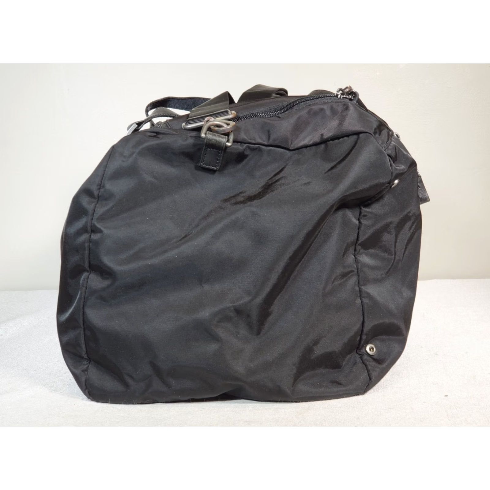 Tumi Tumi Pack-a-Way Duffle Weekender Bag - Black Nylon Leather Shoulder Strap Size US M / EU 48-50 / 2 - 5 Thumbnail