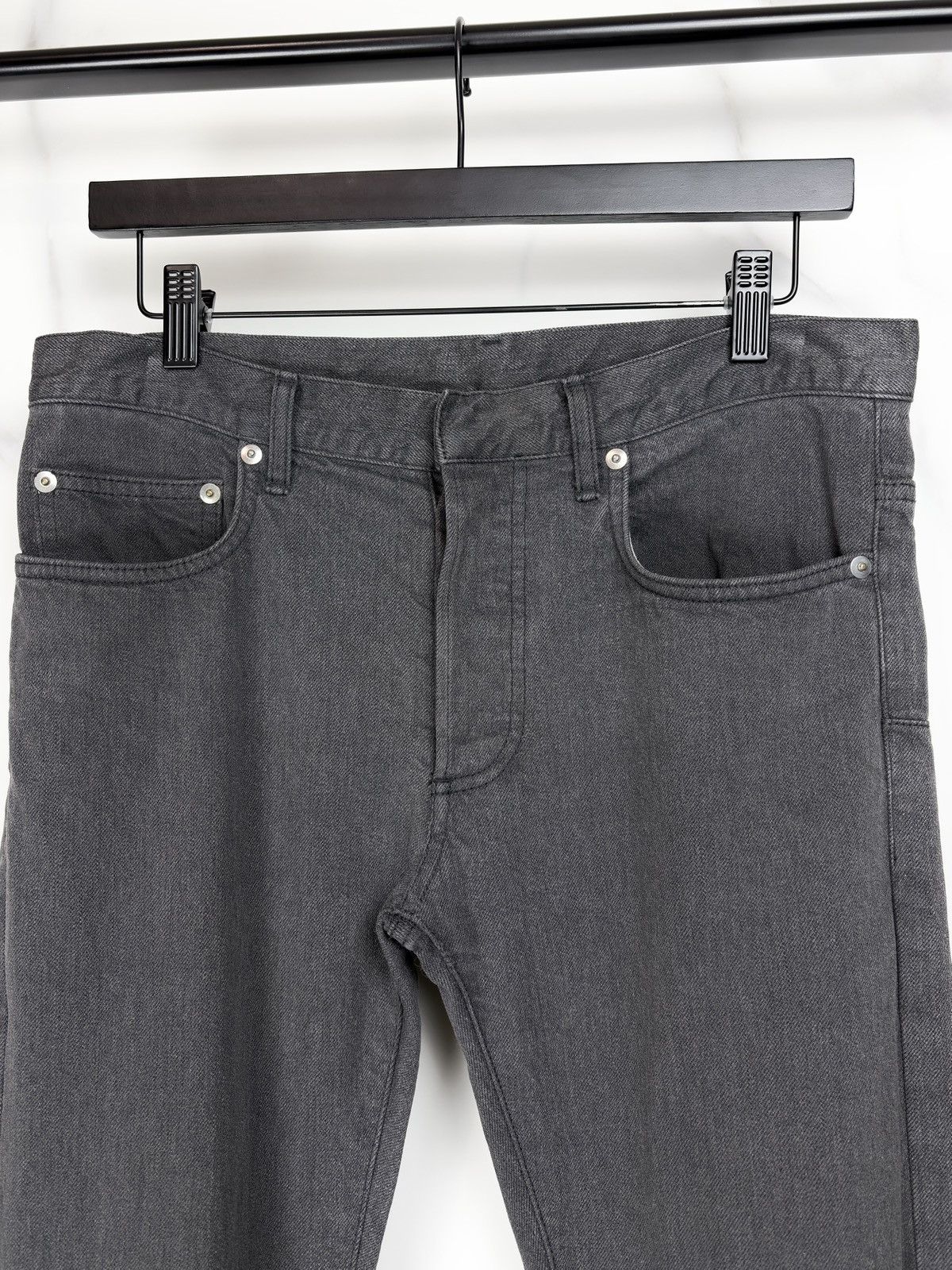 Dior Dior Homme Unaltered Dark Gray Skinny Denim Jeans KVA Size US 30 / EU 46 - 3 Thumbnail