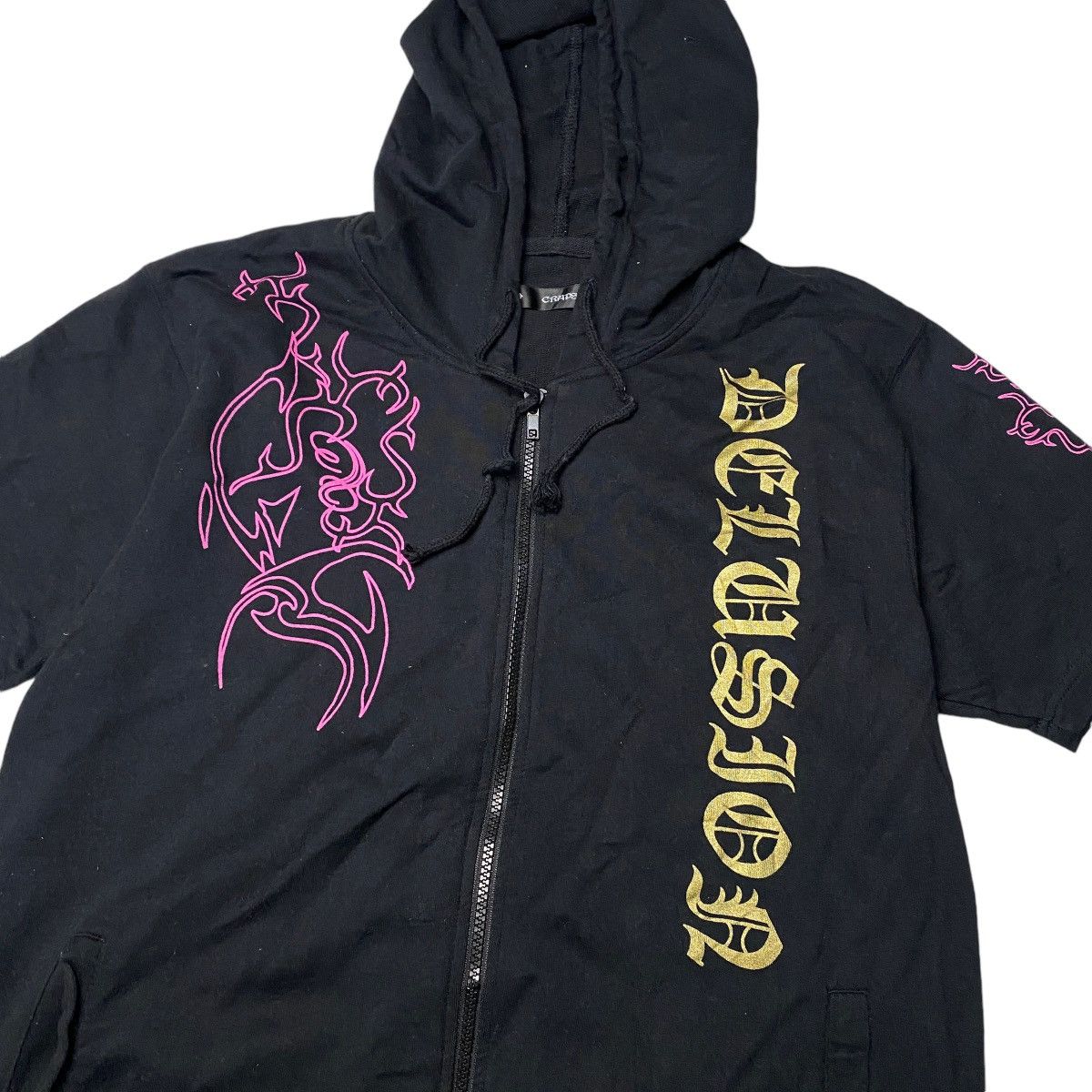 Hysteric Glamour 2000's Craps Tribal Tattoo Poem Hoodie Size US M / EU 48-50 / 2 - 3 Thumbnail