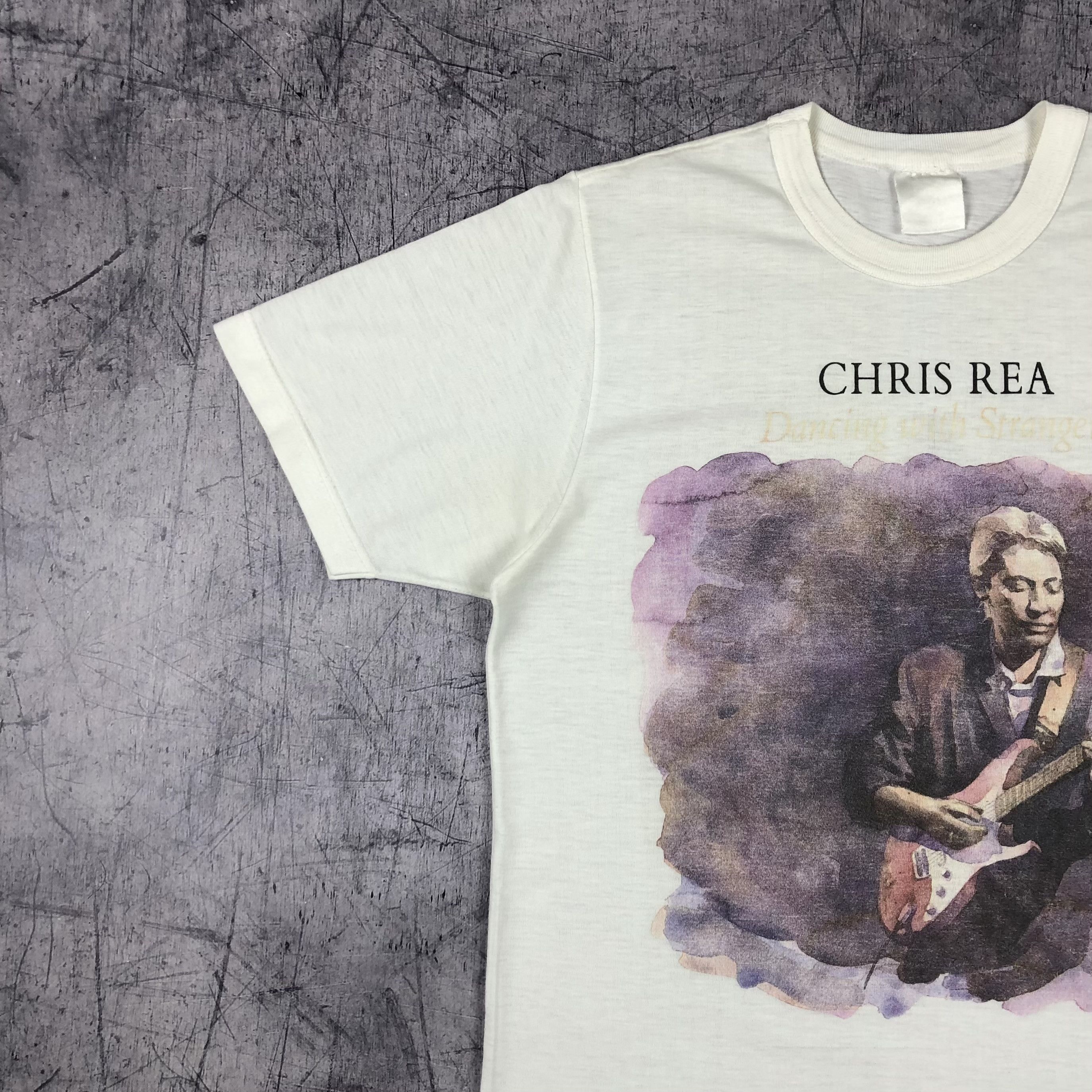 Band Tees 1987 Chris Rea World Tour Dancing & Strange Tee Size US S / EU 44-46 / 1 - 6 Thumbnail