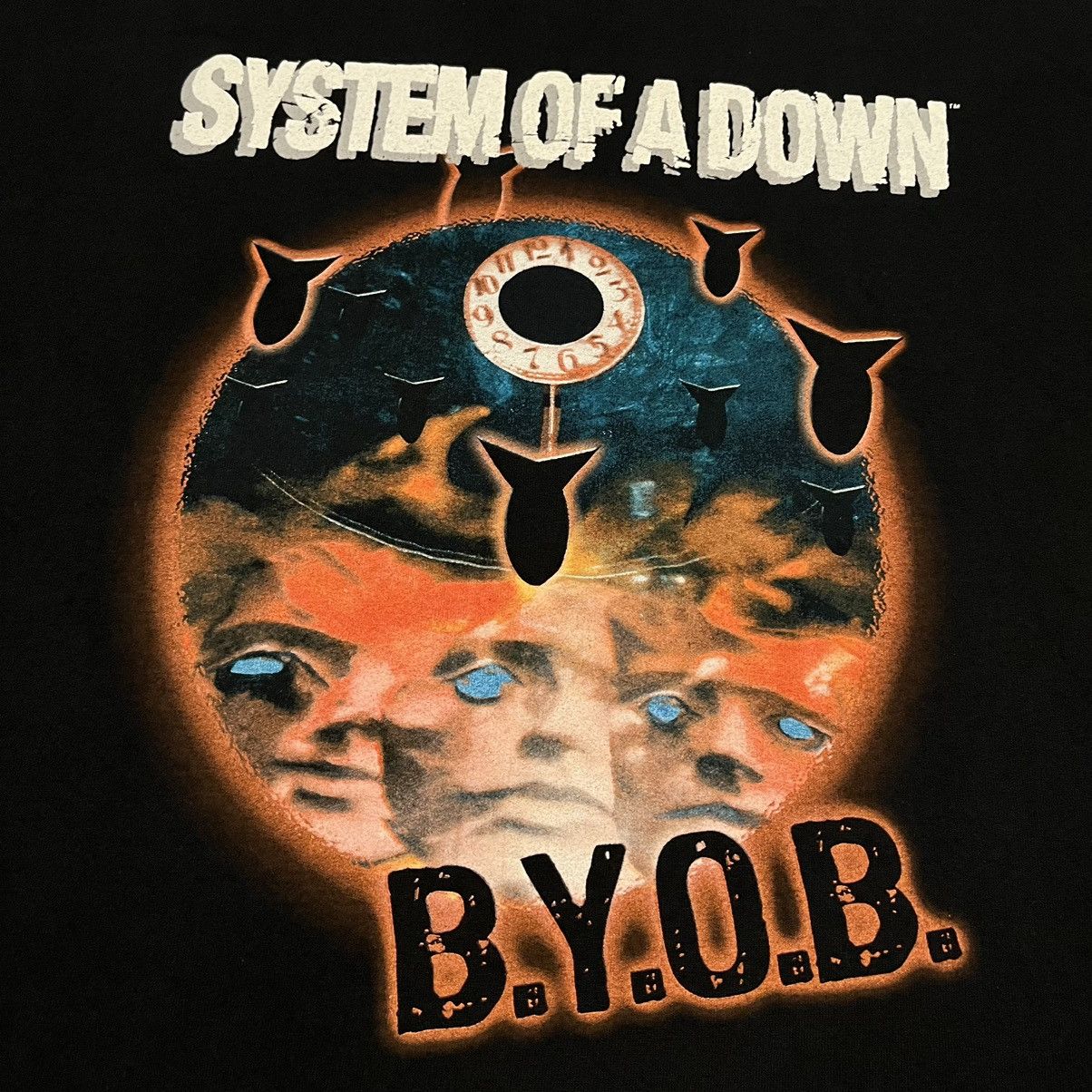 Byob System Of A Down Online Vintage 2005 System Of A Down Bomb